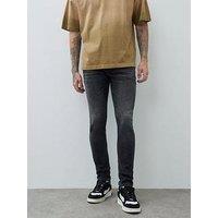 River Island Skinny Fit Edric Washed Jean - Black
