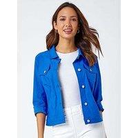 Roman Stretch Pocket Detail Jacket - Royal Blue