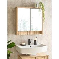 Very Home Lotus Pannelled Mirror Cabinet - Fsc Certified