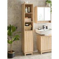 Very Home Lotus Pannelled Tall Cabinet - Fsc Certified