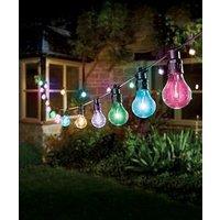 Smart Solar Decor Festoon Lv String Lights, Multi Coloured - Set Of 20