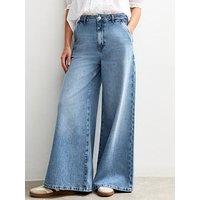 New Look Palazzo Wide Leg Jeans - Blue