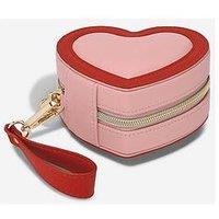 Stackers Pink Heart Travel Jewellery Box