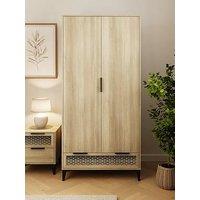 Gfw Ezra 2 Door Wardrobe Oak