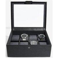Stackers Black 8 Piece Watch Box