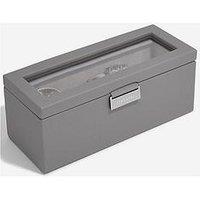 Stackers Slate Grey 4 Piece Watch Box