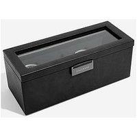Stackers Black 4 Piece Watch Box