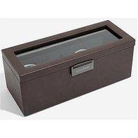 Stackers Brown 4 Piece Watch Box