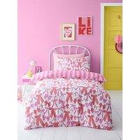 Bedlam Bow And Stripes -Easy Care Duvet Cover Set