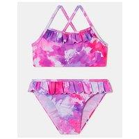 Accessorize Girls Tie Dye Bikini - Multi