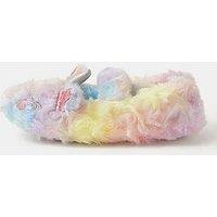 Accessorize Girls Unicorn Ballerina Slippers - Multi
