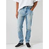 True Religion Geo No Flap Slim Tapered Fit Jeans - Black