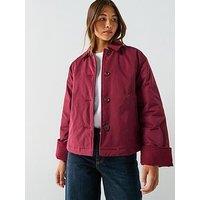 Pieces Pcjorma Short Corduroy Jacket - Red