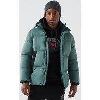 Zavetti Canada Rovino Heavyweight Padded Coat - Dark Green