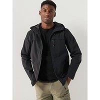 Zavetti Canada Sevillio Hooded Windbreaker Jacket - Black