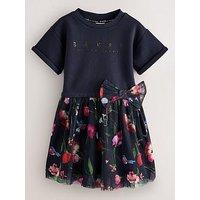 Ted Baker Girls Dress - Navy