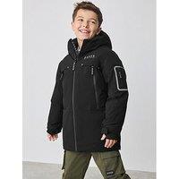 Ted Baker Older Boys Hybrid Parka Coat - Black