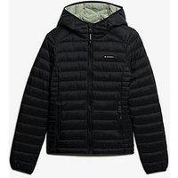 Superdry Hooded Fuji Lite Padded Jacket - Black