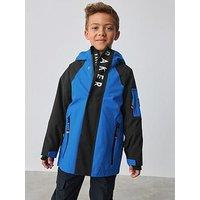 Ted Baker Boys Colour Block Coat - Blue