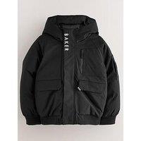 Ted Baker Boys Smart Bomber Coat - Black