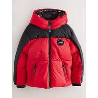 Ted Baker Boys Colourblock Coat- Red