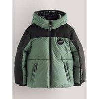 Ted Baker Boys Colourblock Coat - Green
