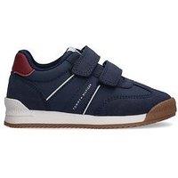 Tommy Hilfiger Boys Low Cut Velcro Trainers - Blue