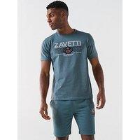 Zavetti Canada Dimola Short Sleeve Logo T-Shirt - Dark Grey