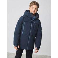 Ted Baker Boys Hybrid Parka Coat - Navy