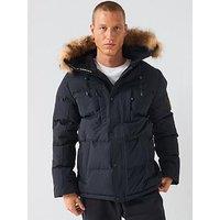 Zavetti Canada Oshawa 2.0 Padded Parka Coat - Black