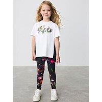 Ted Baker Girls Top And Legging Set - Navy