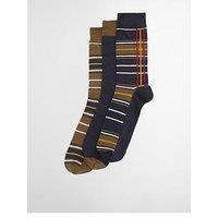 Barbour Tartan Socks Gift Set - Black