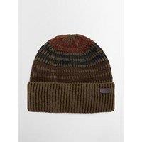 Barbour Harray Knitted Beanie Hat - Khaki