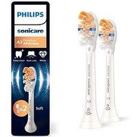 Philips Sonicare A3 Premium All-In-One, Genuine Replacement Toothbrush Heads, White, 2 Pack, Hx9092/87