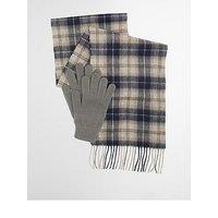 Barbour Tartan Scarf And Glove Gift Set - Brown
