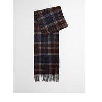 Barbour Braden Lambswool Tartan Scarf - Navy