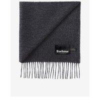 Barbour Plain Lambswool Scarf - Dark Grey