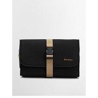 Barbour Transport Hanging Washbag - Black