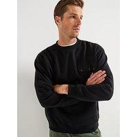 Barbour Leazes Crew Neck Sweatshirt - Black