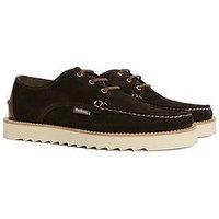 Barbour Aydon Suede Derby Shoes - Dark Brown