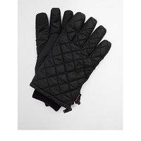 Barbour Harker Waterproof Leather Gloves - Black