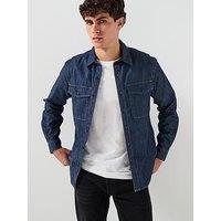 Replay Double Pocket Denim Shirt - Blue