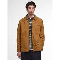 Barbour Harton Relaxed Zip Through Overshirt - Brown