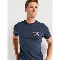 Barbour Script Graphic T-Shirt - Navy