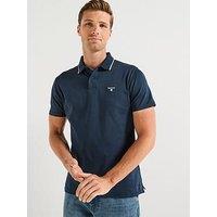 Barbour Hackney Tailored Polo Shirt - Navy
