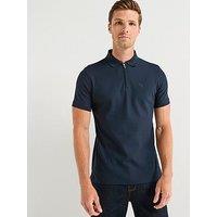Barbour Backfield Tailored Polo Shirt - Navy