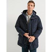 Barbour Hooded Bedale Padded Jacket - Navy