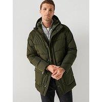 Barbour Hooded Bedale Padded Jacket - Green