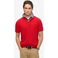 Superdry City Pique Polo Shirt - Red