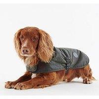 Barbour Tartan Wax Dog Coat - Navy